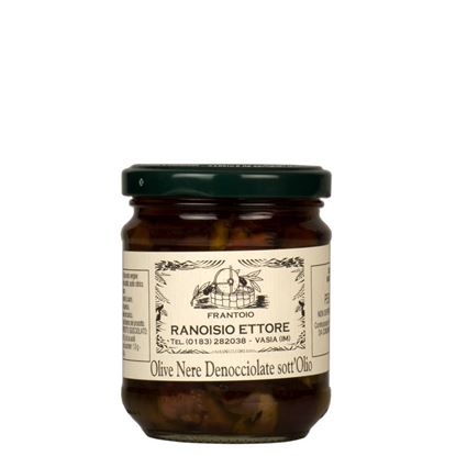 Immagine di Olive Nere Denocciolate sott'Olio